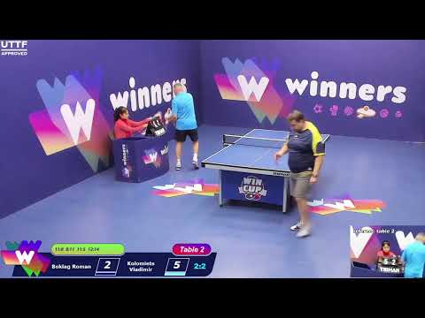 WINners CUP table 2  09.01 Boklag Roman - Kolomiets Vladimir   12:00
