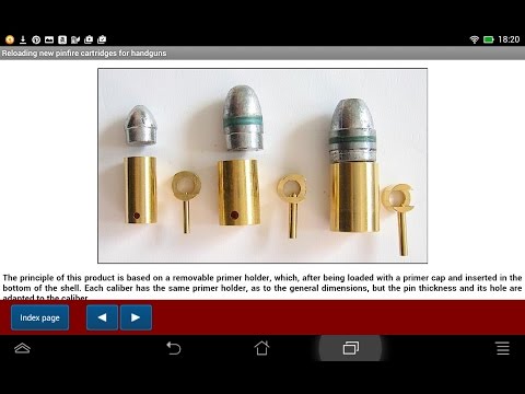 Reloading pinfire cartridges Video