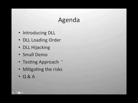 Copy of DLL Hijacking and Safe DLL Loading