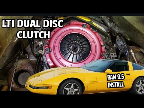 Supercharged C4 Got a Ram Twin Disc Clutch. Twice the holding power, Half the effort. Install video