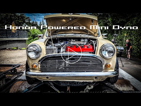 Honda Vtec Powered Classic Mini Cooper Dyno Day at JET Motors