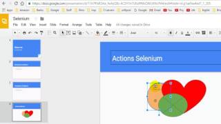 How to bring the objects to front or forward in Google slides