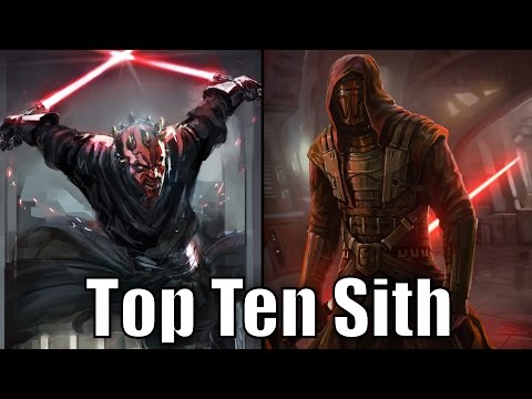 Top 10 Sith Lords (Results) - Star Wars Top Tens