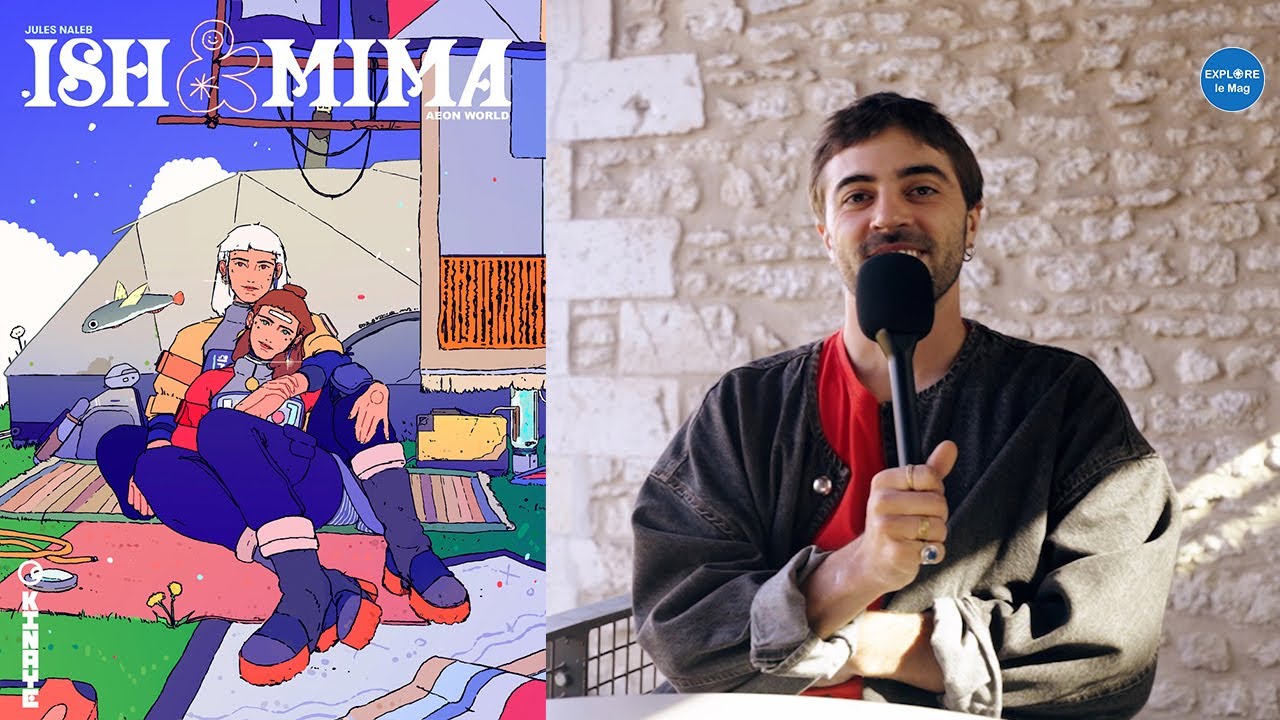 Jules Naleb, auteur de la BD Ish & Mima