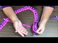 How To Make a Braided Ribbon Lei for Lei Day