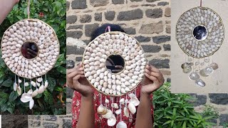 Seashell Craft Idea | Handmade wall hanging using sea shells#seashell#craft#handmade