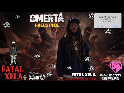 @FATALXELA - OMERTÁ FREESTYLE [Prod. CadyCutThroat] LYRIC VIDEO FATAL FACTION DRAIN GANG YUNG XELA