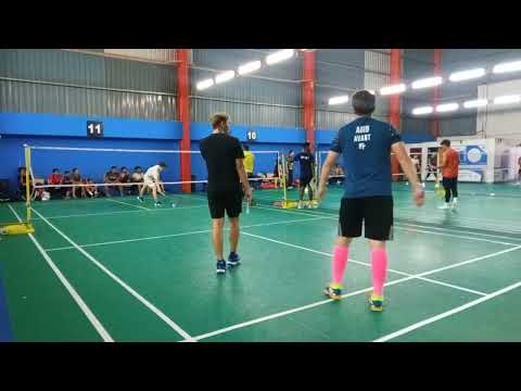 Badminton QF Suria Bc KBS Segambut Men's Double Tournament - Ashraf / Adib Vs Beddy / Naresh
