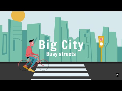 City Life Flat Style Template for Apple Motion & FCPX