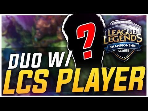 THIS LCS PLAYER ACTUALLY DUO QUEUED WITH ME?? - Challenger to RANK 1