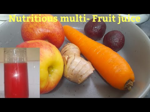 HEALTHY REFRESHING MULTI- FRUITS JUICE/ GOOD FOR GLOWING SKIN/ IMMUNE BOOSTER
