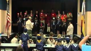 preview picture of video 'Cub Scout Pack 123 Royal Palm Beach Bobcat Ceremony 11/12/14'