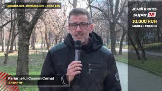 Ponturi pariuri 27 martie: Cosmin Cernat a pregătit 14 pronosticuri! Cota 1.55 pentru România U21 »