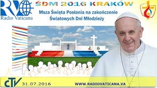 Film do artykułu: ŚDM 2016: Papież Franciszek...