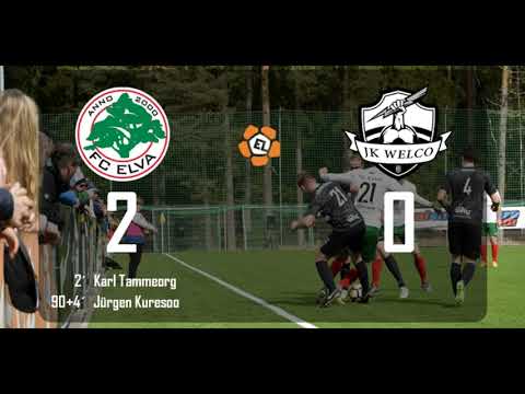 7. voor 2018: FC Elva - Tartu JK Welco 2:0 (1:0)
