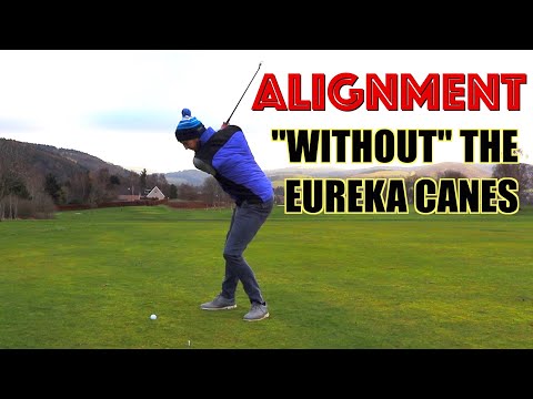 EUREKA GOLF SWING ALIGNMENT NO CANES ON COURSE