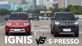 Download lagu S-PRESSO VS IGNIS! PILIH CITY CAR SUZUKI YANG MANA YA? SIAP HAJAR AGYA, AYLA, DAN BRIO! mp3