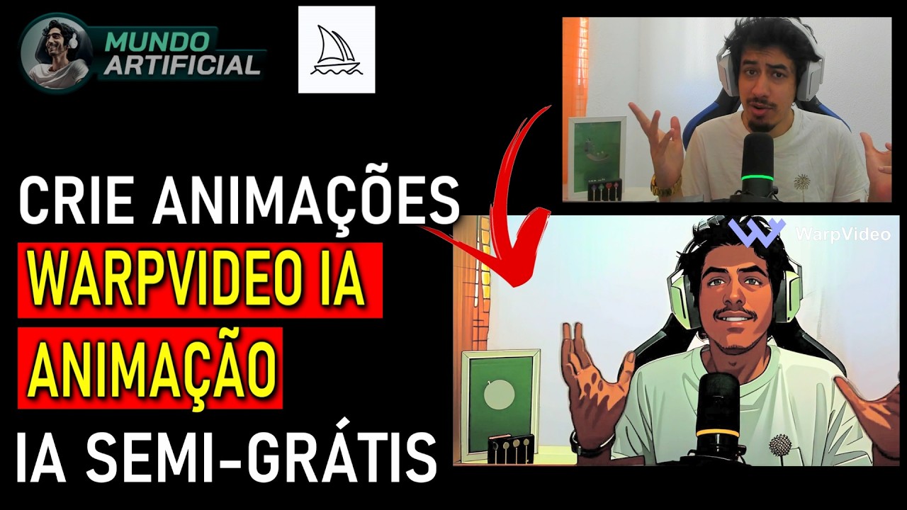 Transforme video em animação, Como criar animação com IA ? Warpvideo IA