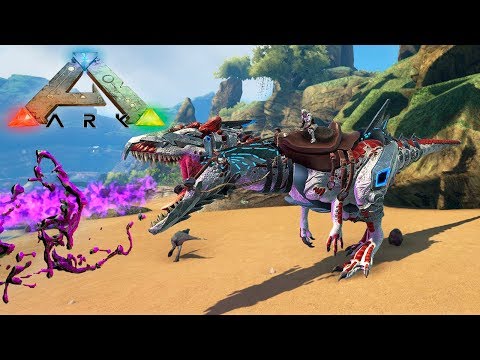 DOMAMOS UM ALLOSAURO PROME QUE ATIRA VENENO!! --- ARK PROMETHEUS #43