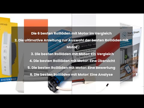 Rollläden mit Motor