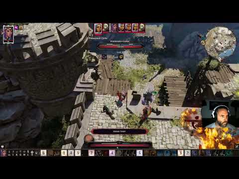 Divinity: Original Sin II Solo Possessed Cleric, Arbalist(2), Battlemage, and Warmaiden Fight