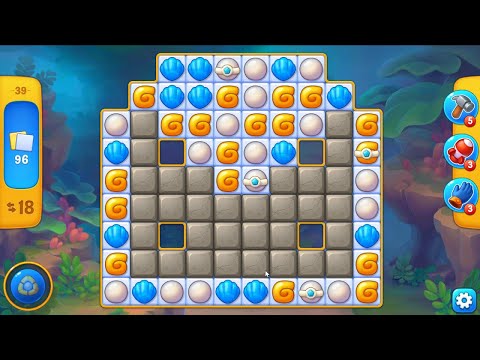 Fishdom level 39 - 18 Moves - No Boosters