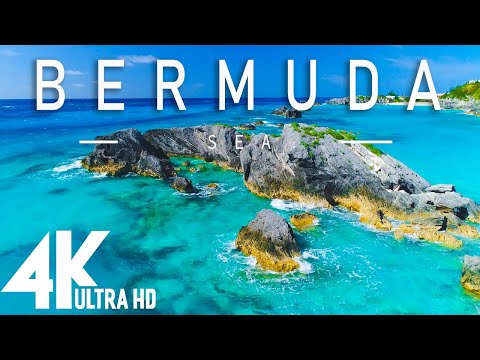 FLYING OVER BERMUDA (4K UHD) - Relaxing Music Along With Beautiful Nature Videos(4K Video Ultra HD)