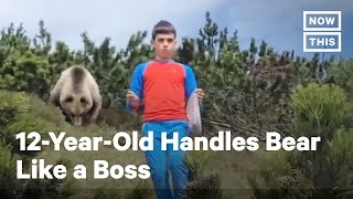 12-Year-Old Hiker Encounters Bear, Handles It Like a Boss | NowThis