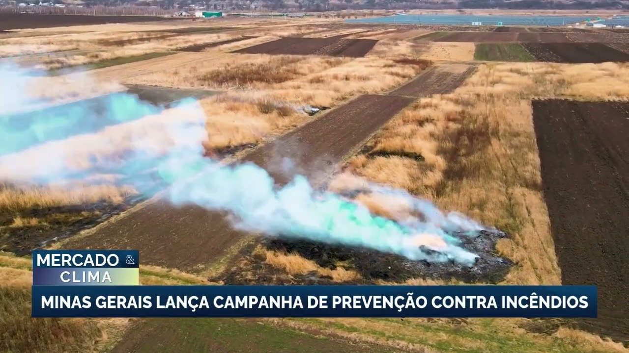 Minas Gerais lança campanha contra incêndios no campo diante do período de seca