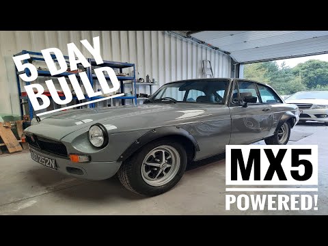 We built my ULTIMATE MGB GT in just 5 Days!