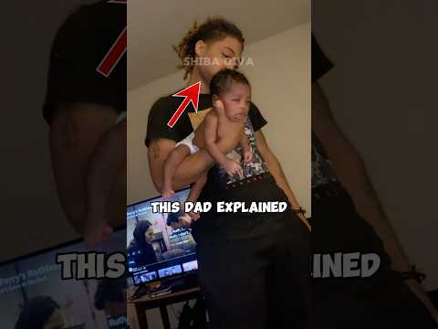 Holding his Son Upside Down?! (via: yanni_buddha/TT) #shorts #trending #viral #family #cute #funny