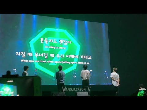 180804 GOT7 IN SINGAPORE TOUCHING FAN PROJECT!!