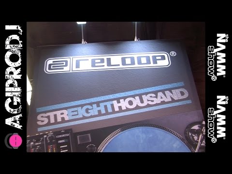 RELOOP RP-8000 STRAIGHT Turntable with Serato DJ/MIDI Controls | NAMM 2015 - agiprodj