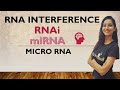 RNA Interference I RNAi I MiRNA I Micro RNA I StRNA I Small Temporal RNA I Post Transcriptional
