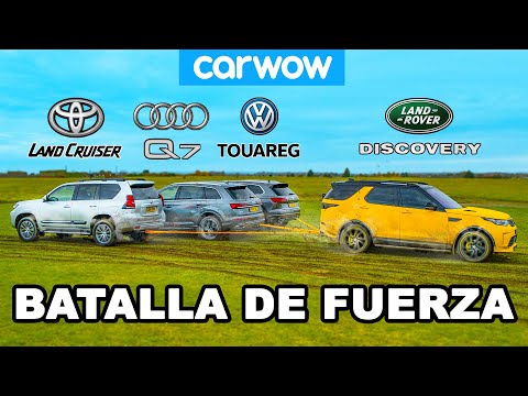 Toyota Land Cruiser, Audi Q7 y VW Touareg vs Land Rover: ¡Tira y afloja!