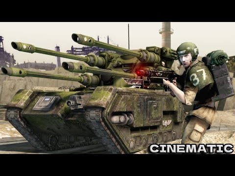 Imperial Guard vs Eldar Craftworld - Men of War: Warhammer 40,000 Mod