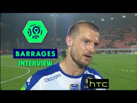 Interview de fin de match : FC Lorient - ESTAC Troyes (0-0) / Barrage retour Ligue 1  (2016-17)