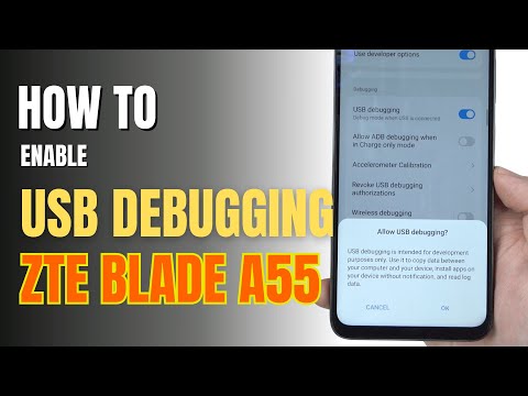 How to Enable USB debugging on ZTE Blade A55 | Step by step guide