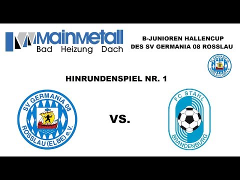 Mainmetallcup Roßlau. Hinrundenspiel Nr.1/SV Germania 08 Roßlau vs. FC Stahl Brandenburg