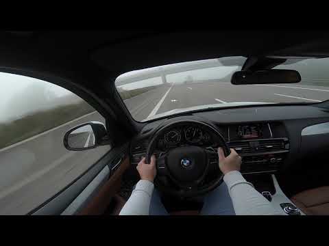 BMW X3 xDrive 30D ON AUTOBAHN