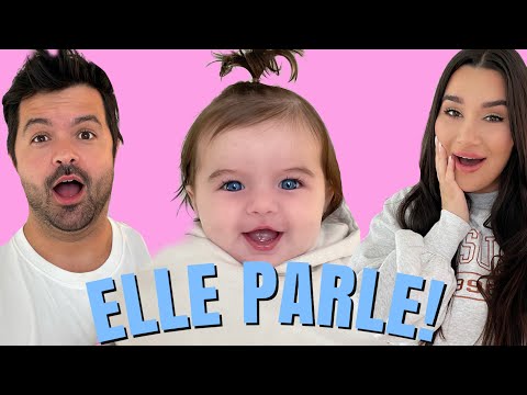 Elle PARLE à 6 mois!