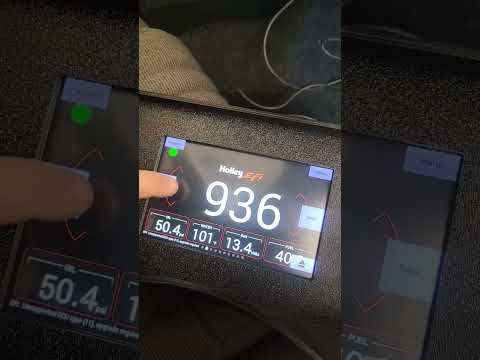 Holley 7" digital dash! #holleyefi #foxbody #mustang #turbocar #streetcar #technology #custom #sbf