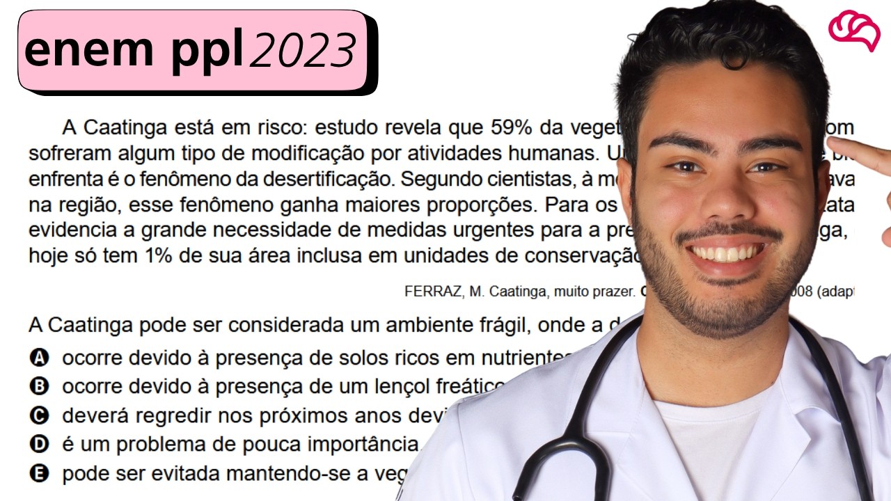 Resolução em Vídeo — Questão 112 ENEM 2023 PPL