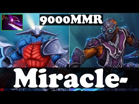 Dota 2 - Miracle- 9000 MMR Plays Sven WITH Silver Edge And Anti-Mage