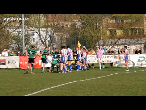 Extraliga ragby 2014 - Dragon vs.Vyškov - sestřih