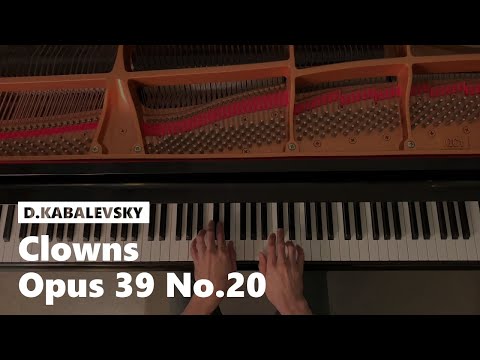 "Clowns" 24 Pieces for Children Op. 39 No. 20 by D. Kabalevsky