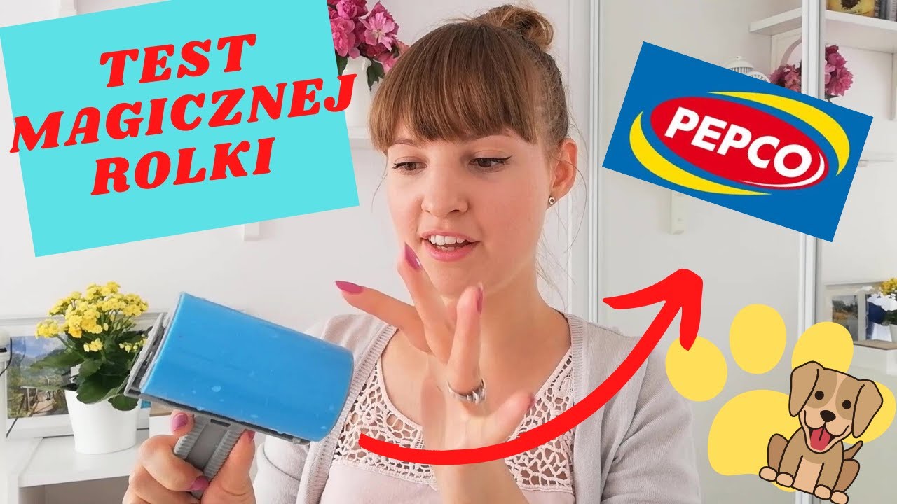 Jak pozbyć się sierści z ubrań 🐶 TEST wielorazowej rolki z PEPCO
