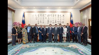 賴總統接見吐瓦魯國會議長  盼共促太平洋永續發展