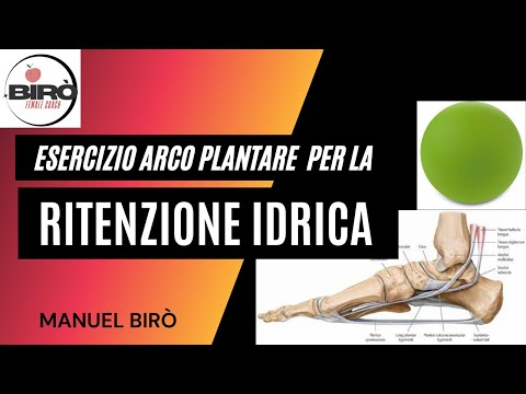esercizio arco plantare per la ritenzione idrica