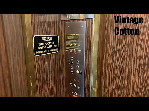 Side Door! Vintage Cotton Traction Elevator @ The Frederick Building - Huntington, WV